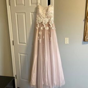 Windsor Masquerade Strapless Prom Wedding Dress